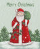 Bothy Threads Ol' St Nick Cross Stitch Kit - 15 x 18cm