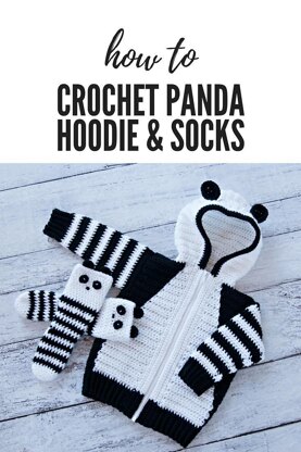 Panda Hoodie and Socks
