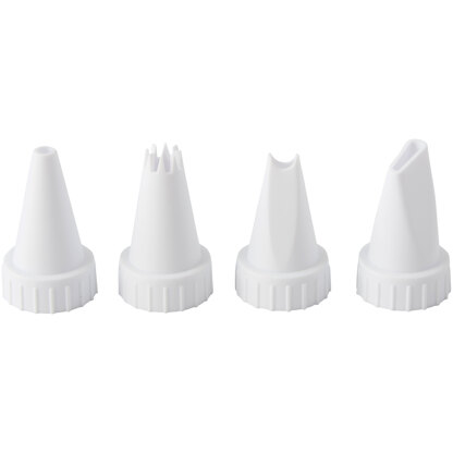 Wilton Plastic Decorating Tips, 4-Piece