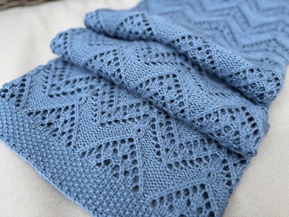 Chevron Cuddle Baby Blanket