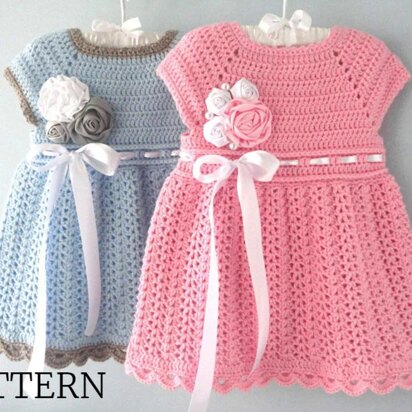 Crochet PATTERN Dress by Elena Mitchell