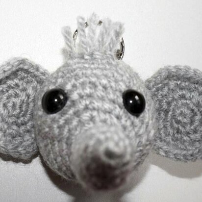 Crochet pattern elephant keychain!