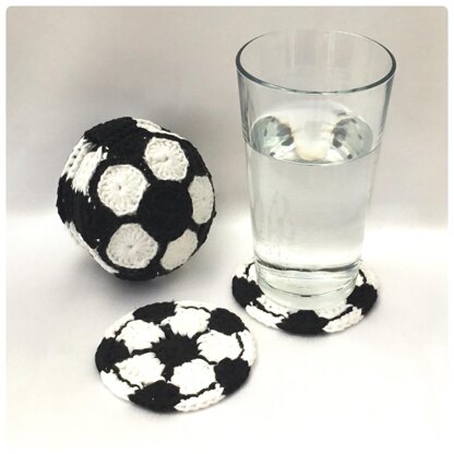 Football Coaster Set - Soccer