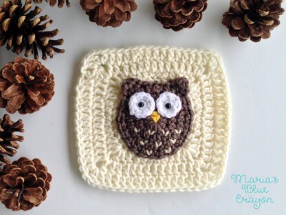 Woodland Owl Granny Square