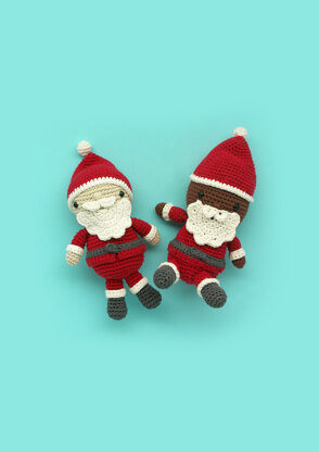 Santa Claus - Free Toy Crochet Pattern For Christmas in Paintbox Yarns Cotton Aran by Paintbox Yarns