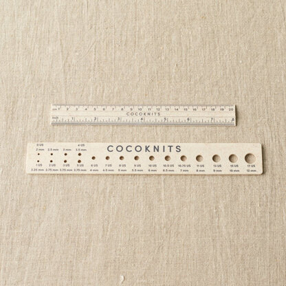 Cocoknits Ruler and Gauge Set