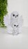 Crochet Owl Pattern, amigurumi bird pattern, crochet plushie
