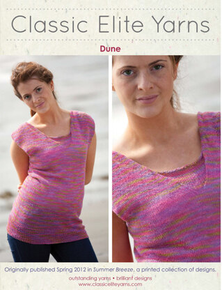 Dune Tunic in Classic Elite Yarns Silky Alpaca Lace - Downloadable PDF