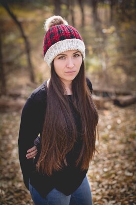 Love My Buffalo Plaid Slouch