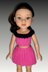 Ribbed Skirt and Crop Top for 14 inch dolls, Hearts for Hearts