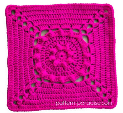 Tranquil Garden Afghan Square