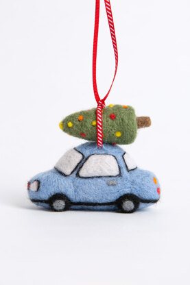 Hawthorn Handmade Christmas Car Mini Needle Felting Kit