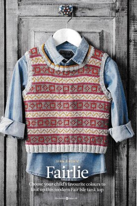 Child s Fair Isle Tank Top