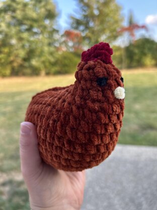 Crochet Chicken Plush Pattern