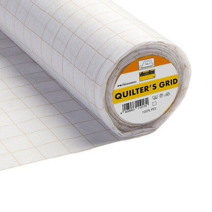 Quilter's Iron-On Interlining Grid - 90cm