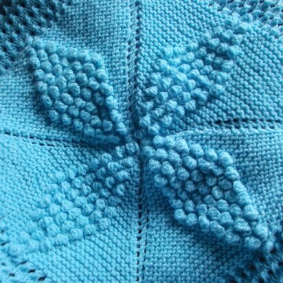 Bobble leaf blanket