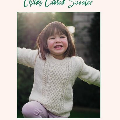 2005 Child's Cabled Sweater