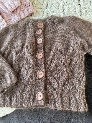 Falling Leaves Baby Cardigan