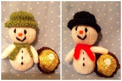 Snowman Ferrero Choc Cover