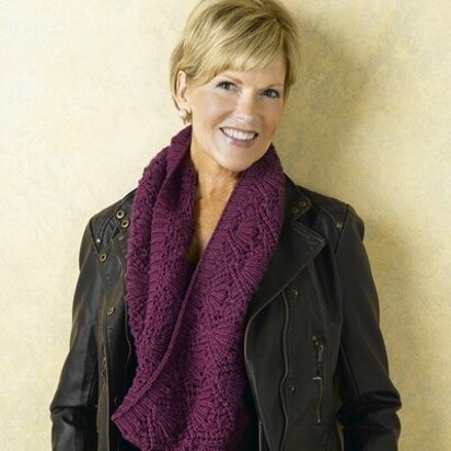 463 Bell Lace Cowl - Knitting Pattern for Women in Valley Yarns Northfield
