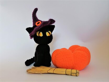 Black cat. Little Witch