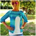 Crochet Vest with Crochet Flower TONDO #2