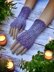 Zigzag Elegance - Knitted Fingerless Gloves