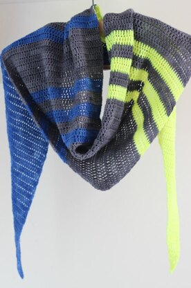 Urban Stripe Shawl