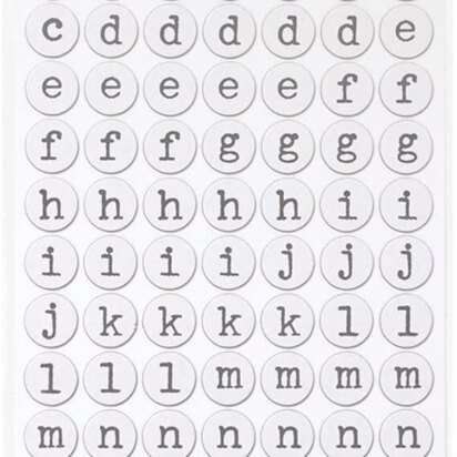 American Crafts Thickers Yo Yo Alphabet (196 Piece)