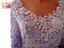 Lilac lace dress