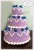 3 TIER CAKE 2 in 1 Crochet Pattern (Strawberry & Blueberry options included)