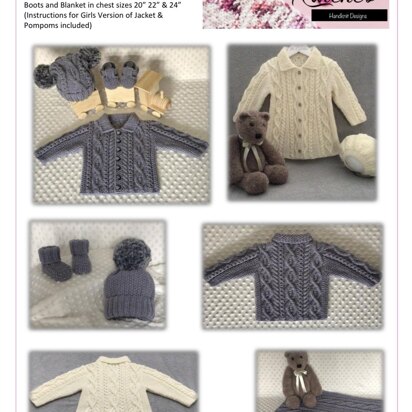 Kieran & Aria Aran Coat Sets