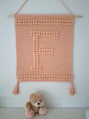 Letter F Wallhanging