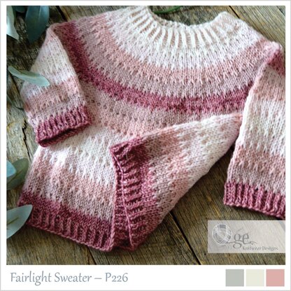 OGE Knitwear Designs P226 Fairlight Sweater PDF