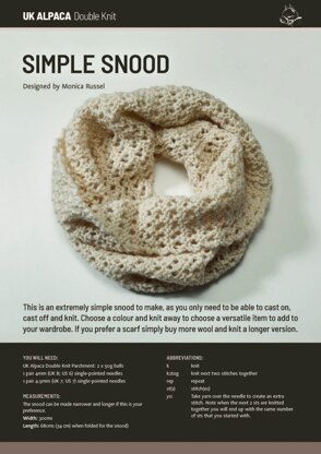 Beginners Snood