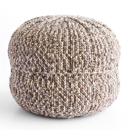 Wheel Spokes Crochet Pouf in Bernat Maker Home Dec - BRC0520-001627M - Downloadable PDF