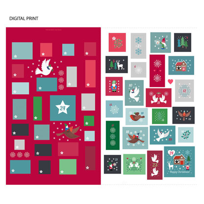 Lewis & Irene Hygge Digital Print Panel - Hygge Advent Calendar