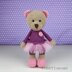 Crochet pattern of Girl Bear