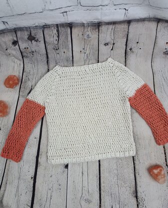 Baby Spring Rose Crochet Raglan