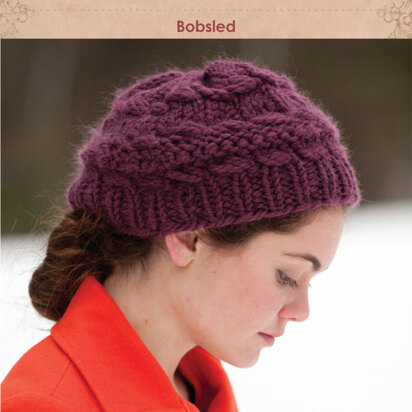 Bobsled Hat in Classic Elite Yarns Toboggan - Downloadable PDF