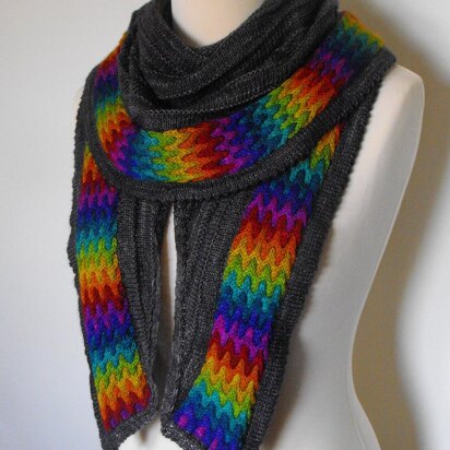 Lorikeet Shawl - knitting pattern