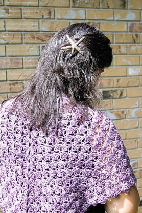 Venus Shell Triangle Shawl