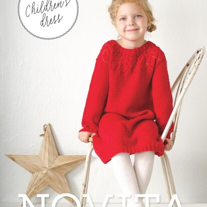 Children's Knitted Dress in Novita Venla - 39 - Downloadable PDF
