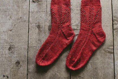 Sparkle Christmas Tree Socks