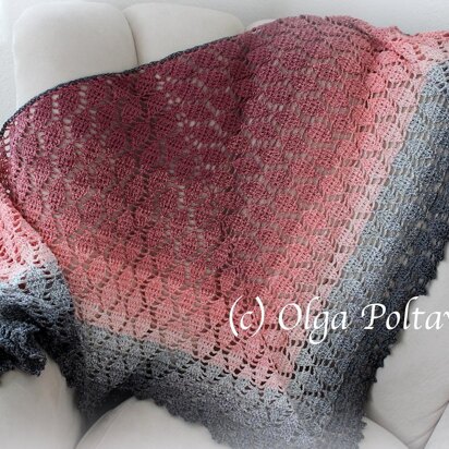 Lacy Leaves Shawl