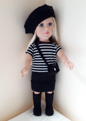 Black Boots for Doll