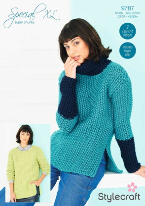 Sweaters in Stylecraft Special XL Super Chunky - 9787 - Downloadable PDF