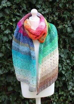 Speckled Rainbow Wrap