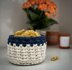 Recycled (t-shirt) yarn basket container-108