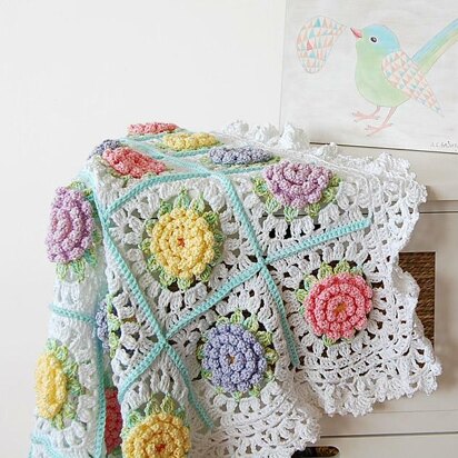 Victorian Flower Blanket